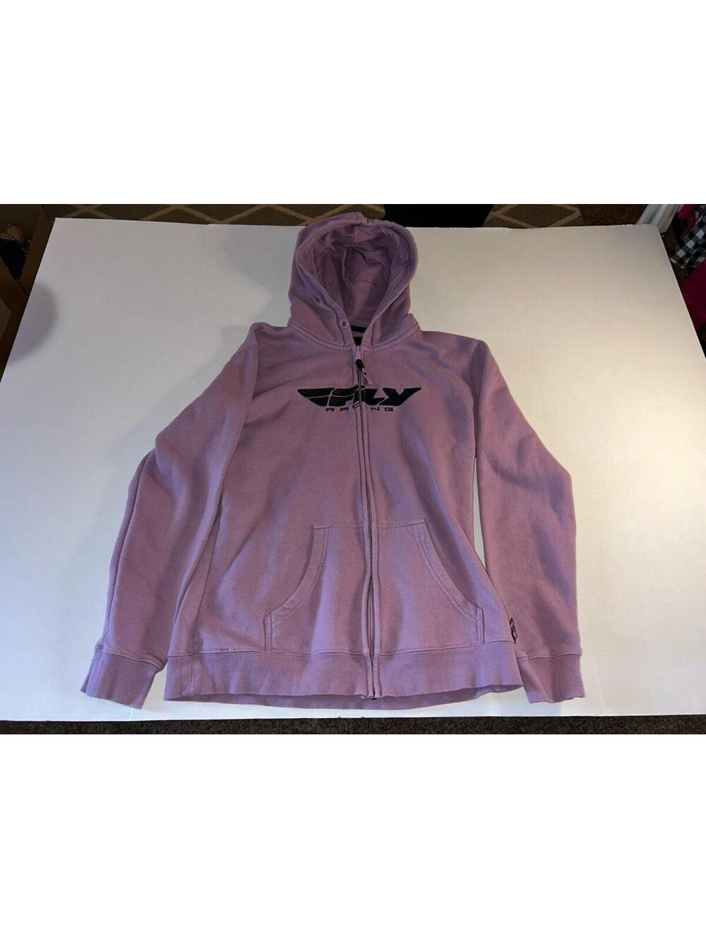 Fly Racing Zip Up Sweatshirt Hoodie Women’s Large